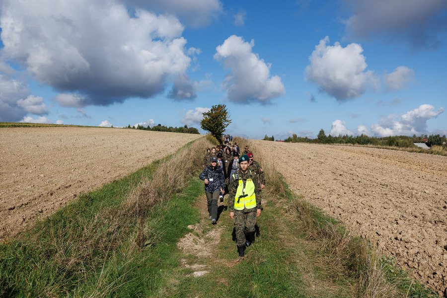 Inauguracja Szlaku Partyzanckiego I-go Zgrupowania Obwodu AK Dębica – 1 października 2024. Fot. PCEK w Ropczycach