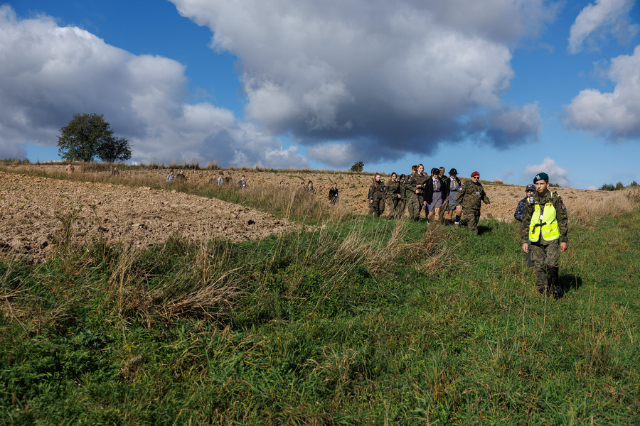 Inauguracja Szlaku Partyzanckiego I-go Zgrupowania Obwodu AK Dębica – 1 października 2024. Fot. PCEK w Ropczycach