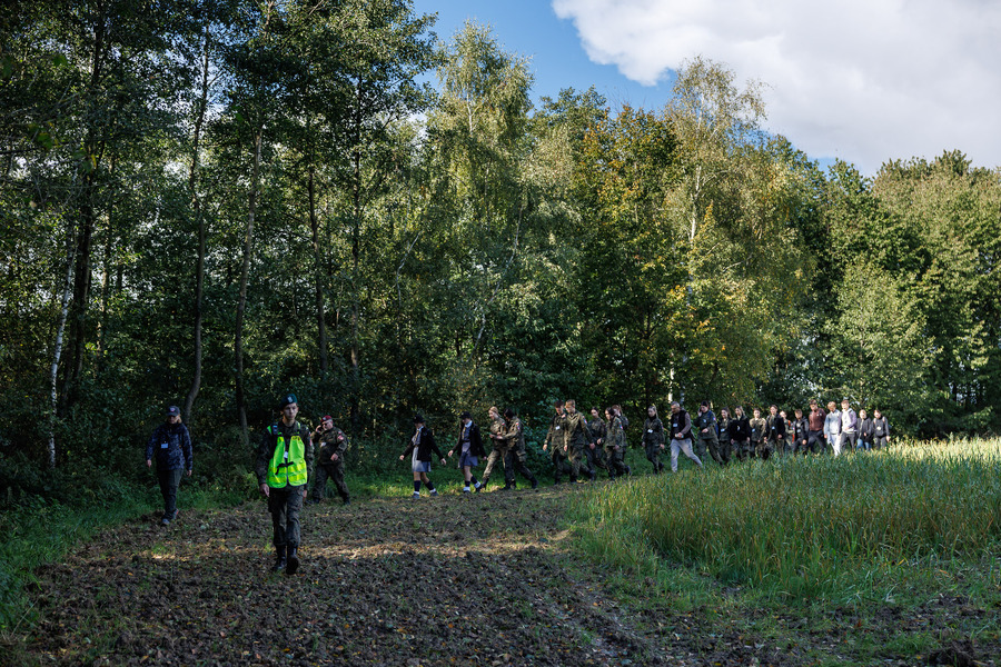 Inauguracja Szlaku Partyzanckiego I-go Zgrupowania Obwodu AK Dębica – 1 października 2024. Fot. PCEK w Ropczycach