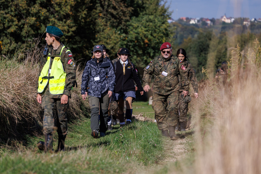 Inauguracja Szlaku Partyzanckiego I-go Zgrupowania Obwodu AK Dębica – 1 października 2024. Fot. PCEK w Ropczycach