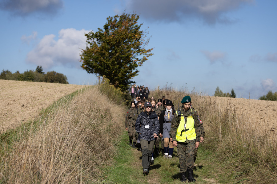 Inauguracja Szlaku Partyzanckiego I-go Zgrupowania Obwodu AK Dębica – 1 października 2024. Fot. PCEK w Ropczycach