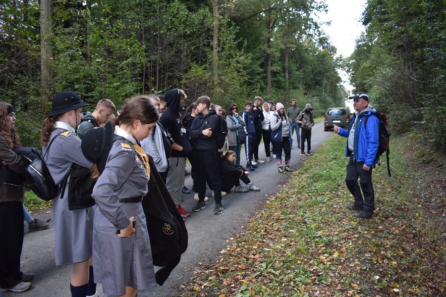 Inauguracja Szlaku Partyzanckiego I-go Zgrupowania Obwodu AK Dębica – 1 października 2024. Fot. PCEK w Ropczycach