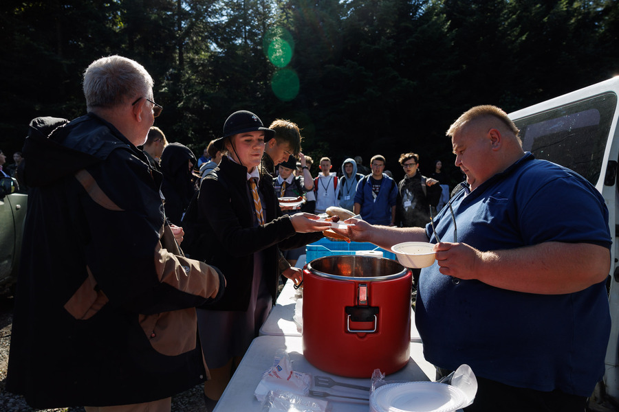 Inauguracja Szlaku Partyzanckiego I-go Zgrupowania Obwodu AK Dębica – 1 października 2024. Fot. PCEK w Ropczycach
