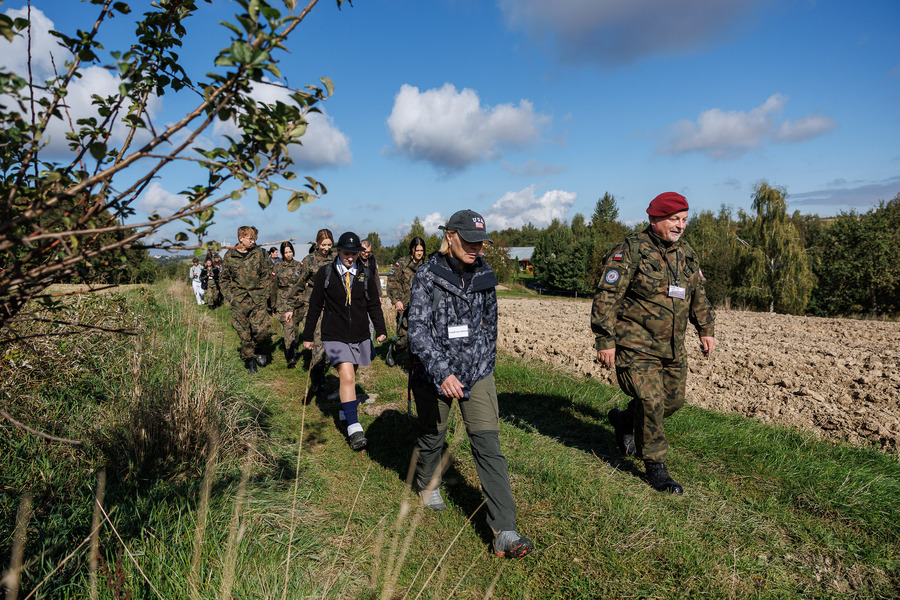 Inauguracja Szlaku Partyzanckiego I-go Zgrupowania Obwodu AK Dębica – 1 października 2024. Fot. PCEK w Ropczycach