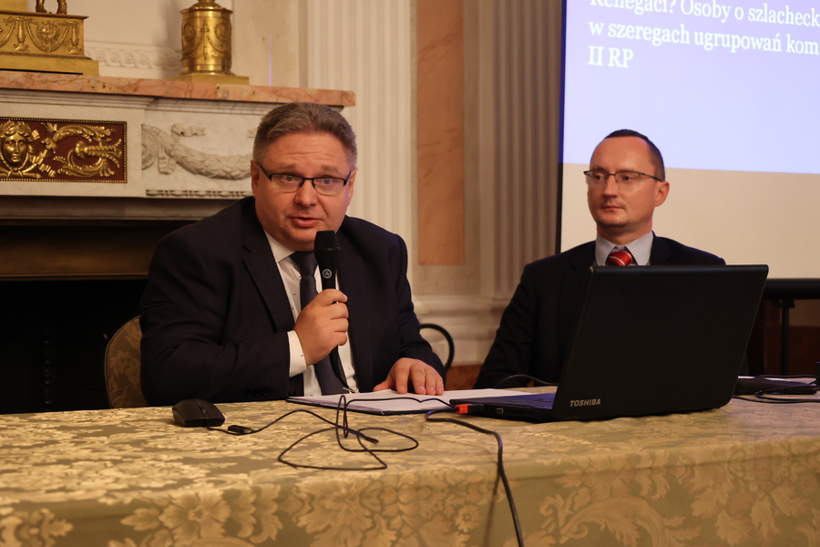 Konferencja ogólnopolska „Arystokracja i ziemiaństwo w II Rzeczypospolitej oraz wobec wyzwań II wojny światowej" – Łańcut, 10 października 2024. Fot. Katarzyna Gajda-Bator (IPN)