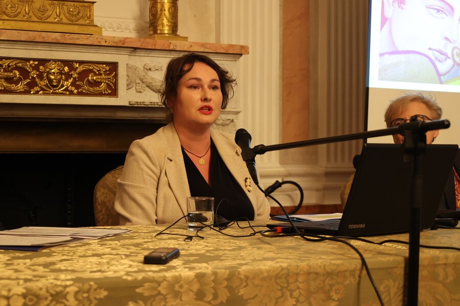 Konferencja ogólnopolska „Arystokracja i ziemiaństwo w II Rzeczypospolitej oraz wobec wyzwań II wojny światowej" – Łańcut, 10 października 2024. Fot. Katarzyna Gajda-Bator (IPN)