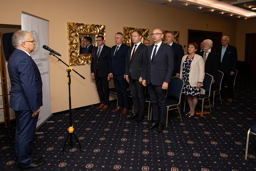 Uroczystość wręczenia Krzyży Wolności i Solidarności działaczom opozycji antykomunistycznej – Rzeszów, 11 października 2024. Fot. Igor Witowicz (IPN)