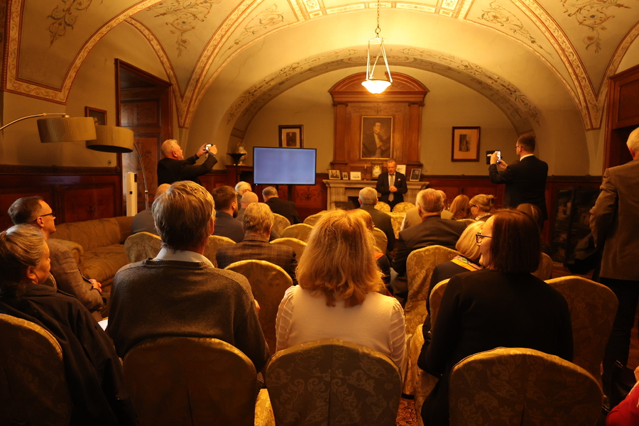 Konferencja ogólnopolska „Arystokracja i ziemiaństwo w II Rzeczypospolitej oraz wobec wyzwań II wojny światowej" – Łańcut, 11 października 2024. Fot. Katarzyna Gajda-Bator (IPN)