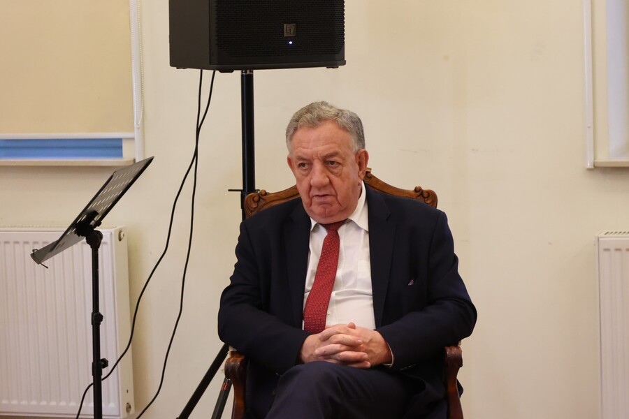 Prezentację publikacji „Historyk i świadek historii. Księga dedykowana Profesorowi Janowi Drausowi” – Brzozów, 15 września 2024. Fot. Marcin Bukała (IPN)