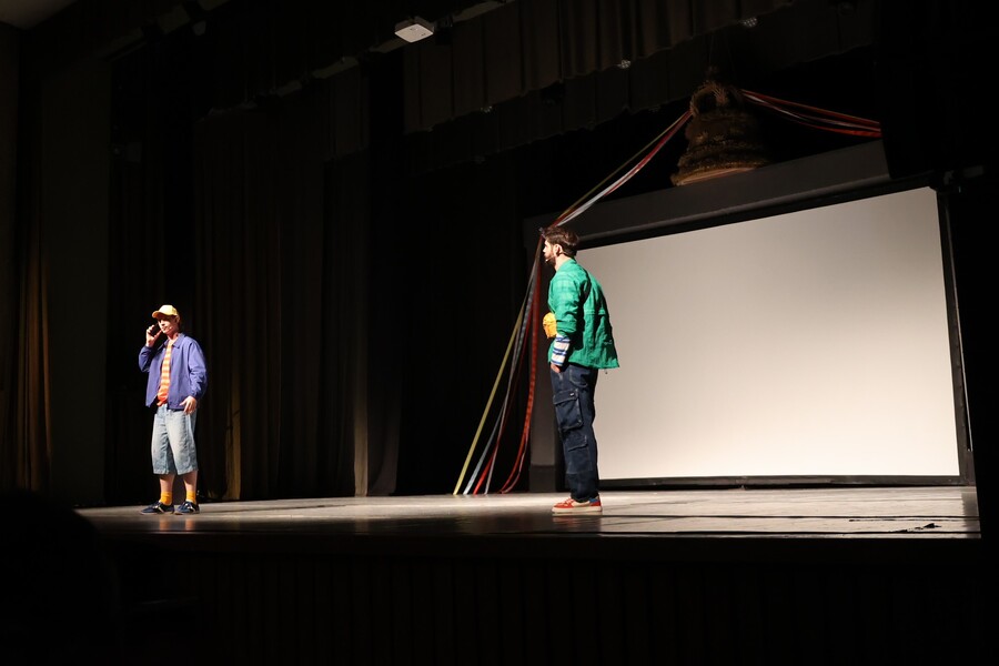 Spektakl „Trzy razy ON. Rzecz o Wincentym Witosie” w reż. Leszka Zduna – Przeworsk, 17 października. Fot. Katarzyna Gajda-Bator (IPN)