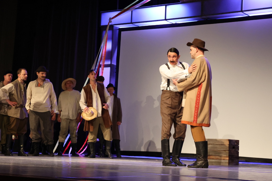 Spektakl „Trzy razy ON. Rzecz o Wincentym Witosie” w reż. Leszka Zduna – Przeworsk, 17 października. Fot. Katarzyna Gajda-Bator (IPN)