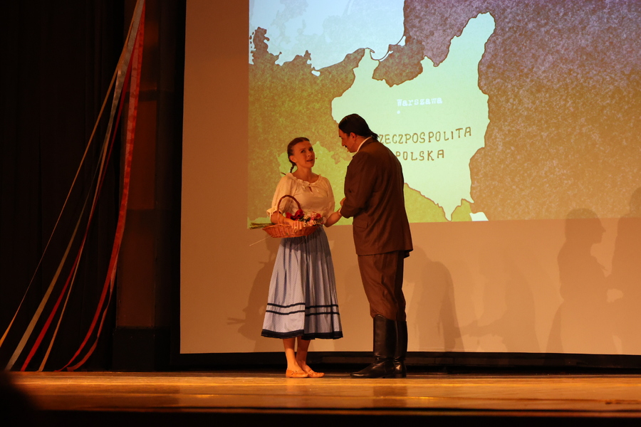 Spektakl „Trzy razy ON. Rzecz o Wincentym Witosie” w reż. Leszka Zduna – Przeworsk, 17 października. Fot. Katarzyna Gajda-Bator (IPN)