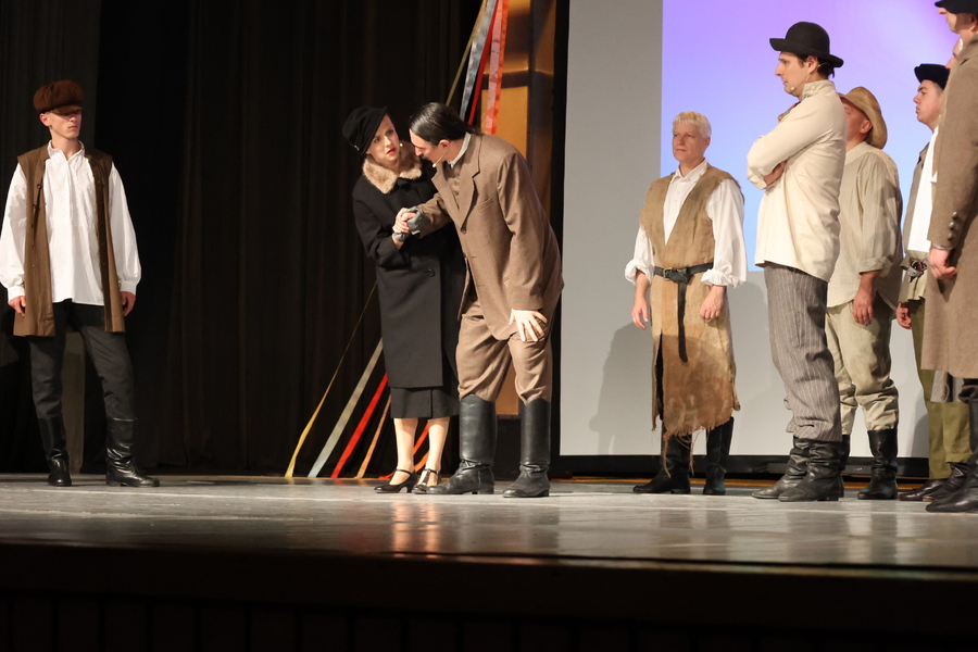 Spektakl „Trzy razy ON. Rzecz o Wincentym Witosie” w reż. Leszka Zduna – Przeworsk, 17 października. Fot. Katarzyna Gajda-Bator (IPN)