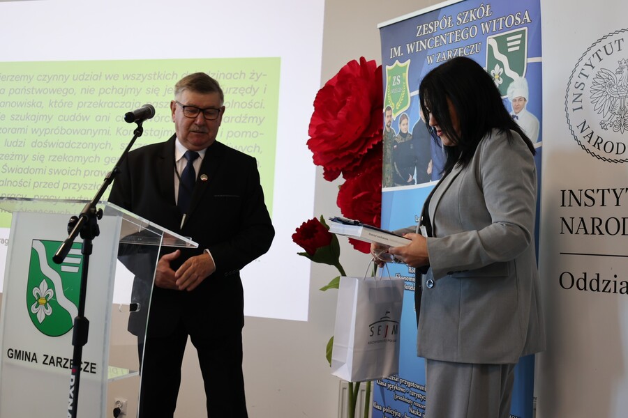 Ogólnopolski zjazdu szkół imienia Wincentego Witosa – Zarzecze, 17 października 2024. Fot. Katarzyna Gajda-Bator (IPN)