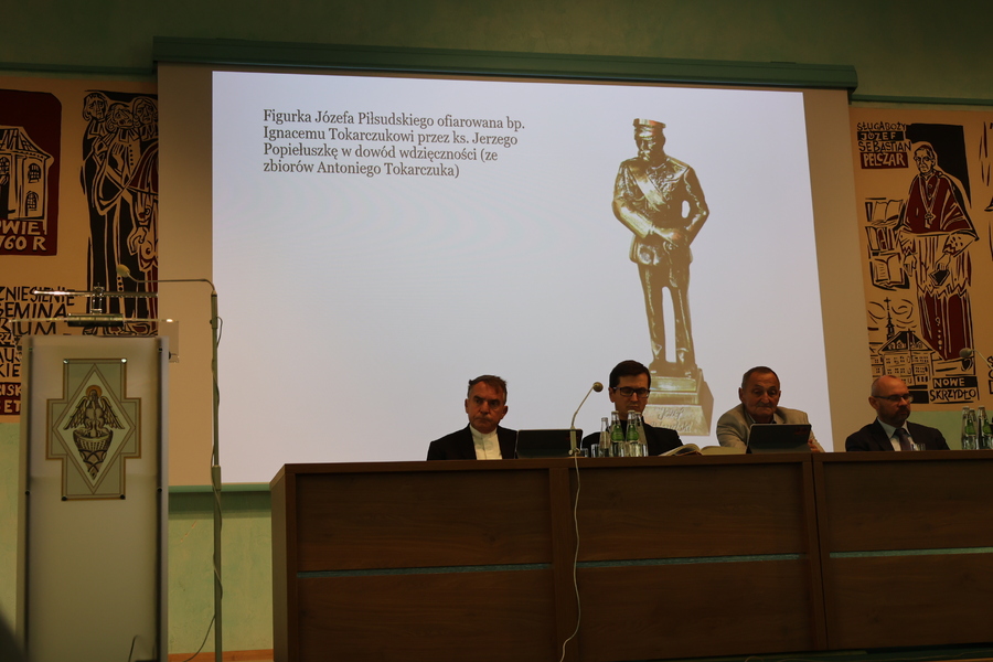 Sesja popularnonaukowa „Błogosławiony ks. Jerzy Popiełuszko – życie, posługa, męczeństwo i pamięć” – Przemyśl, 24 października 2024. Fot. Katarzyna Gajda-Bator (IPN)