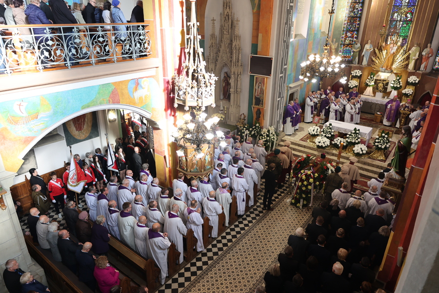 Pogrzeb ks. dr. Ireneusza Folcika – Rzeszów, 28 października 2024 r. Fot. Katarzyna Gajda-Bator (IPN)