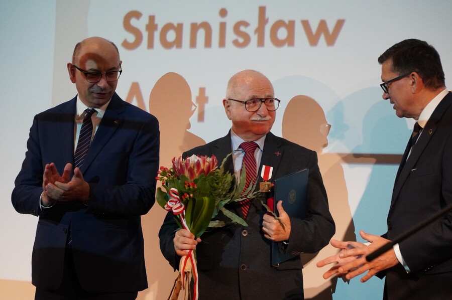 Stanisław Alot na gali XIII edycji nagrody honorowej IPN Świadek Historii w Rzeszowie – 6 listopada 2024. Fot. Marcin Bukała (IPN)
