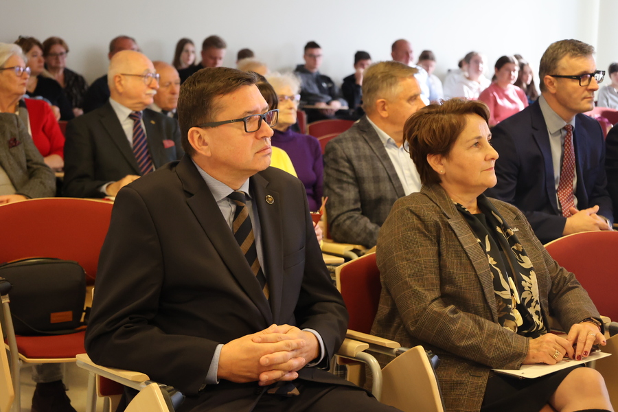 Sesja popularnonaukowa „Błogosławiony Jerzy Popiełuszko – życie, posługa, męczeństwo i pamięć” – Rzeszów, 7 listopada 2024. Fot. Katarzyna Gajda-Bator (IPN)