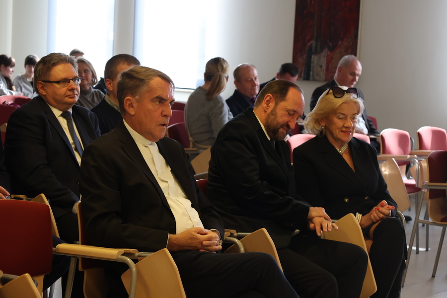 Sesja popularnonaukowa „Błogosławiony Jerzy Popiełuszko – życie, posługa, męczeństwo i pamięć” – Rzeszów, 7 listopada 2024. Fot. Katarzyna Gajda-Bator (IPN)