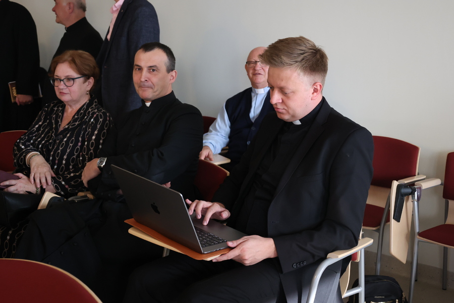 Sesja popularnonaukowa „Błogosławiony Jerzy Popiełuszko – życie, posługa, męczeństwo i pamięć” – Rzeszów, 7 listopada 2024. Fot. Katarzyna Gajda-Bator (IPN)