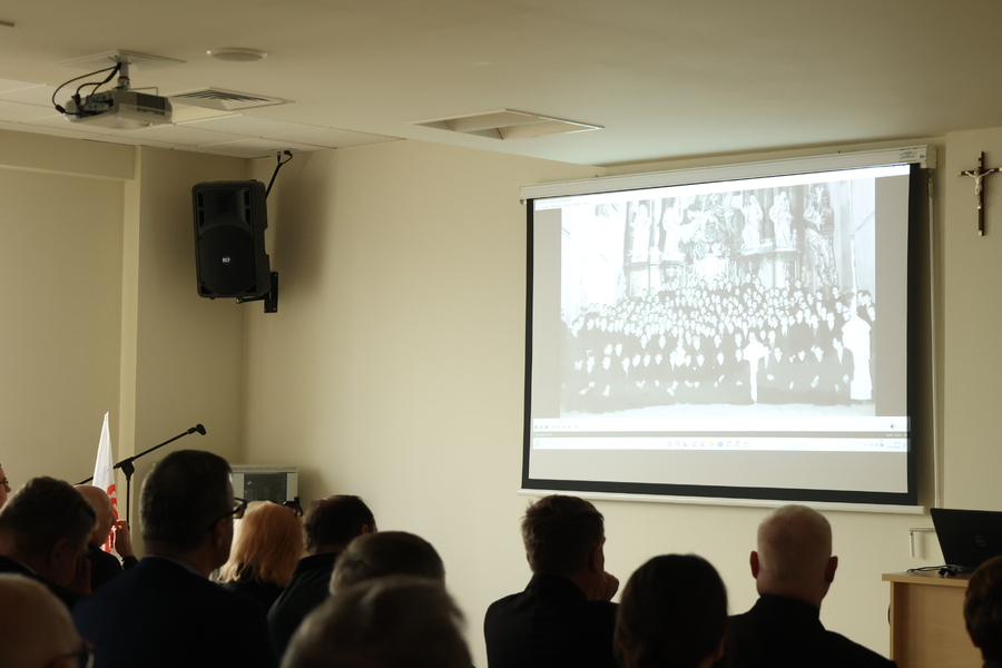 Sesja popularnonaukowa „Błogosławiony Jerzy Popiełuszko – życie, posługa, męczeństwo i pamięć” – Rzeszów, 7 listopada 2024. Fot. Katarzyna Gajda-Bator (IPN)