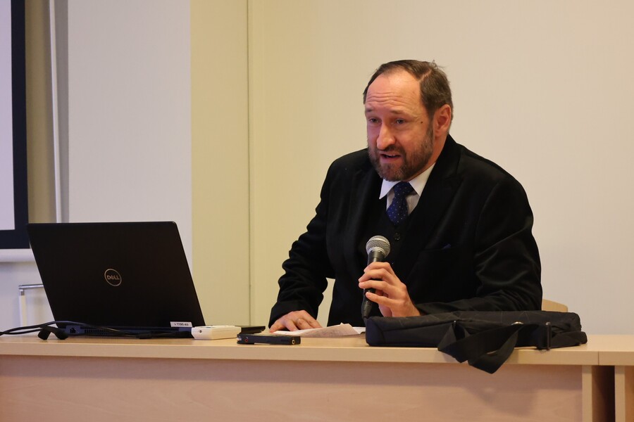 Sesja popularnonaukowa „Błogosławiony Jerzy Popiełuszko – życie, posługa, męczeństwo i pamięć” – Rzeszów, 7 listopada 2024. Fot. Katarzyna Gajda-Bator (IPN)