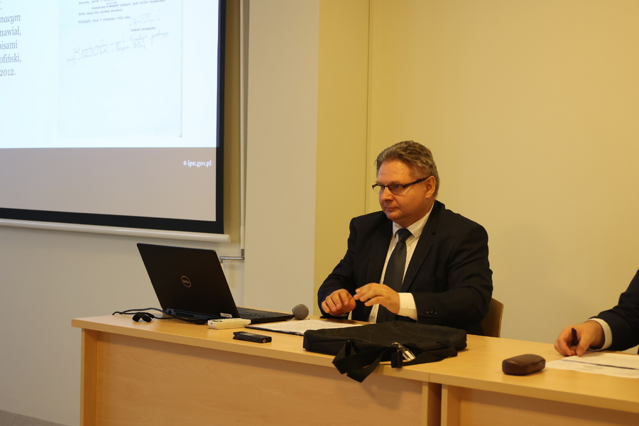 Sesja popularnonaukowa „Błogosławiony Jerzy Popiełuszko – życie, posługa, męczeństwo i pamięć” – Rzeszów, 7 listopada 2024. Fot. Katarzyna Gajda-Bator (IPN)