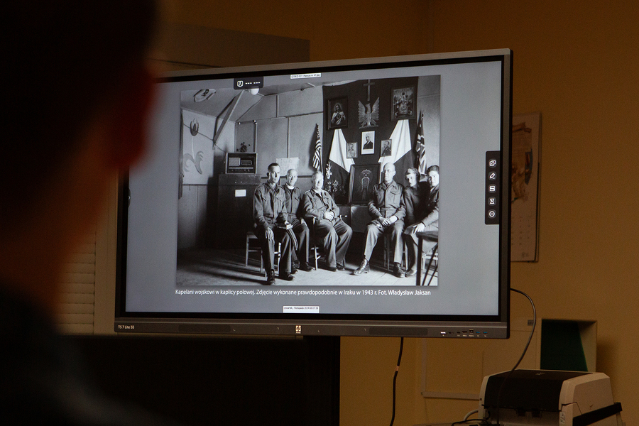 Lekcja archiwalna dla studentów Uniwersytetu Rzeszowskiego – Rzeszów, 7 listopada 2024. Fot. Marcin Zarębski (IPN)