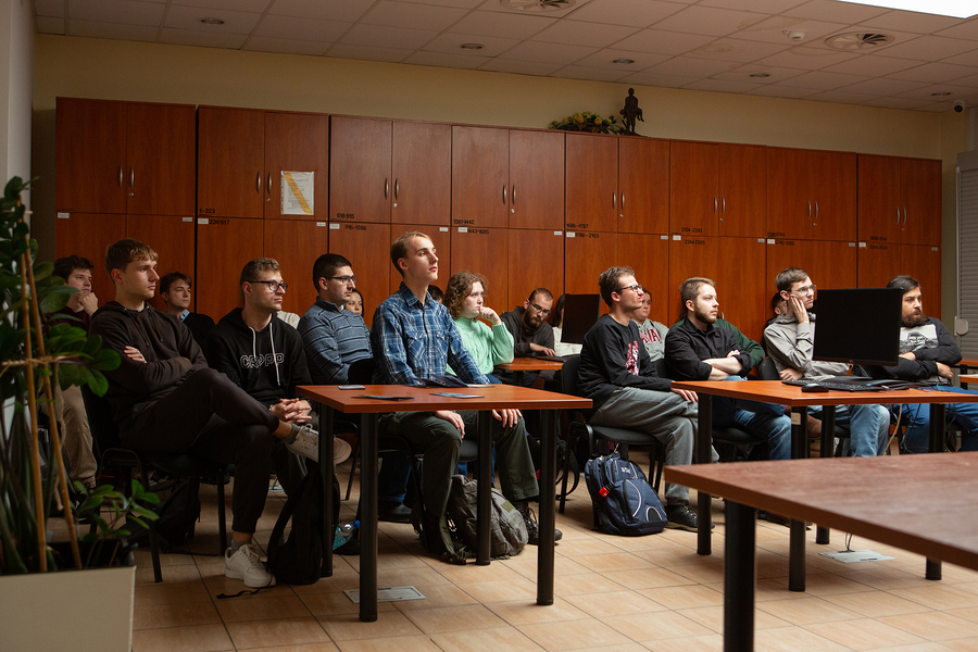 Lekcja archiwalna dla studentów Uniwersytetu Rzeszowskiego – Rzeszów, 7 listopada 2024. Fot. Marcin Zarębski (IPN)