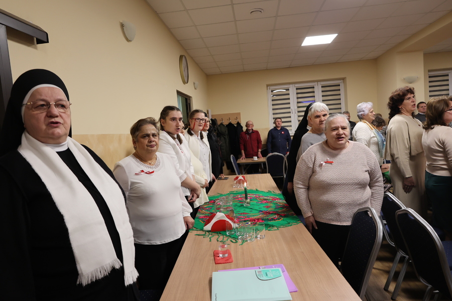 Wieczór patriotyczny z bohaterem gen. Zygmuntem Bohusz -Szyszko w roli głównej – Łąka, 11 listopada 2024. Fot. Katarzyna Gajda-Bator (IPN)