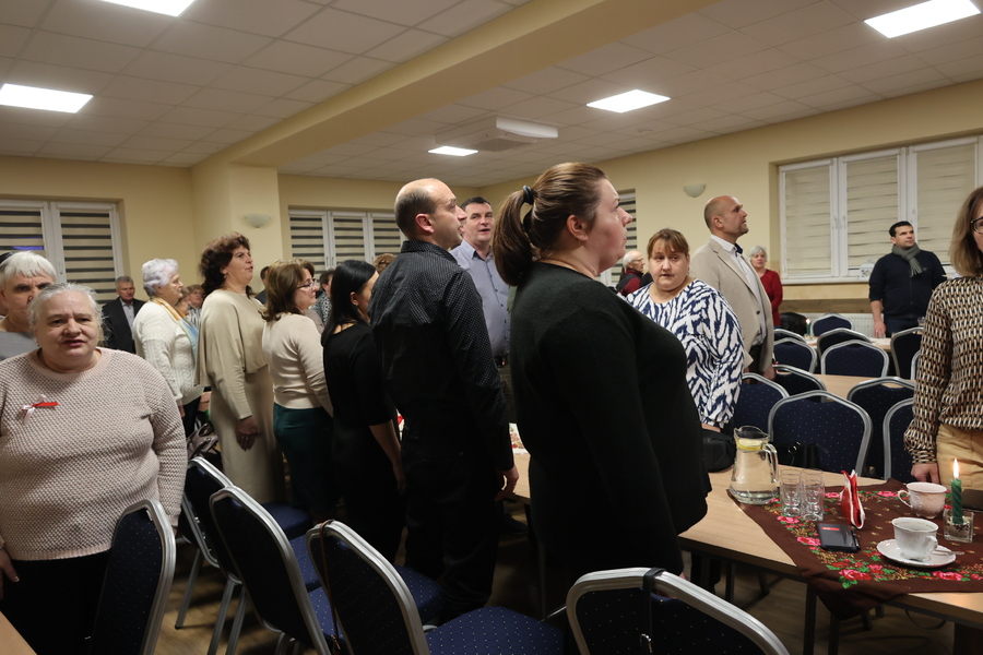 Wieczór patriotyczny z bohaterem gen. Zygmuntem Bohusz -Szyszko w roli głównej – Łąka, 11 listopada 2024. Fot. Katarzyna Gajda-Bator (IPN)