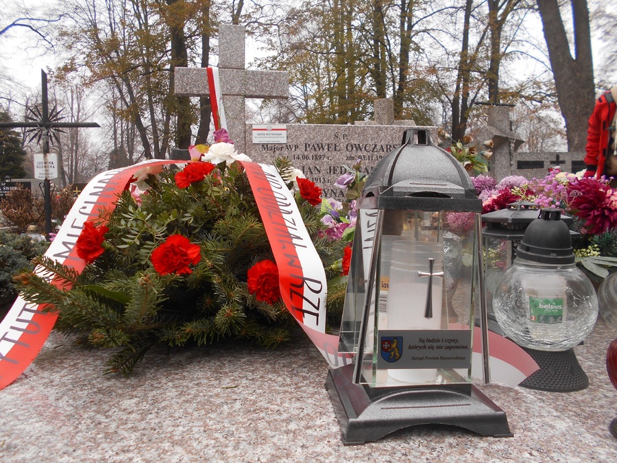 Uroczystość upamiętnienia weterana mjr. obs. Pawła Owczarskiego – Rzeszów, 9 listopada 2024. Fot. Rodzina Owczarskich