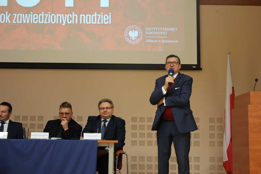 Ogólnopolska konferencja naukowa „1944. Rok zawiedzionych nadziei” – Przemyśl, 14 listopada 2024. Fot. Katarzyna Gajda-Bator (IPN)