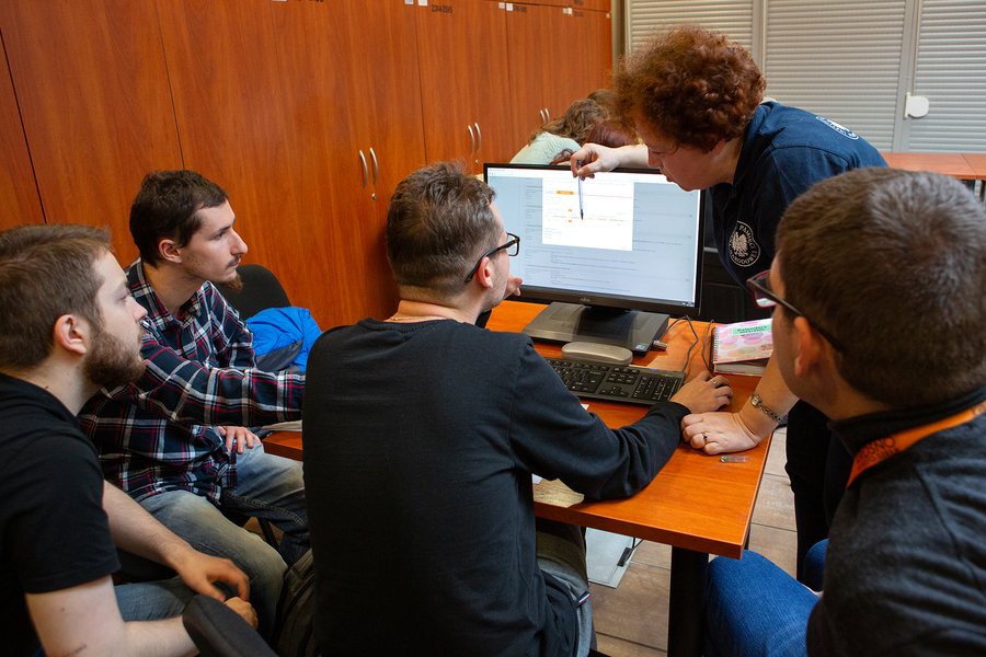 Zajęcia archiwalne ze studentami Uniwersytetu Rzeszowskiego – Rzeszów, 14 listopada 2024. Fot. Igor Witowicz (IPN)