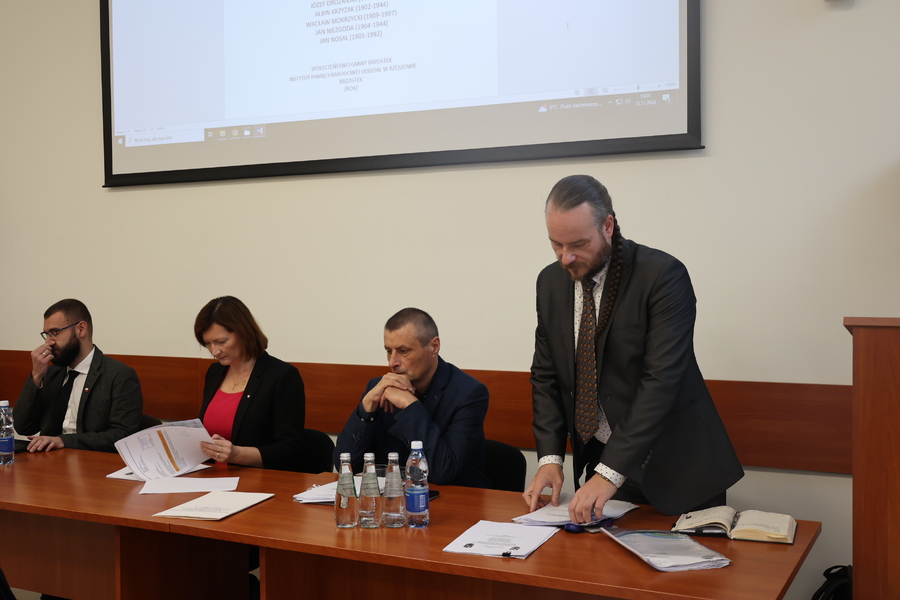 Posiedzenie Komitetu Ochrony Pamięci Walk i Męczeństwa – Rzeszów, 15 listopada 2024. Fot. Katarzyna Gajda-Bator (IPN)