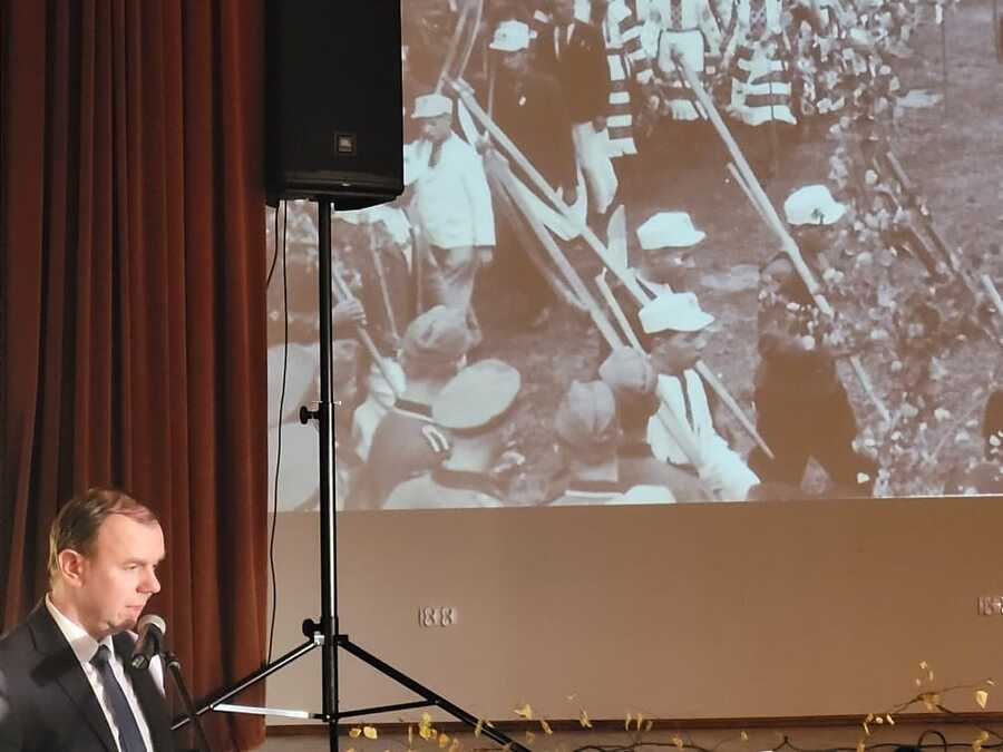 Uroczystości poświęcone pamięci mieszkańców wsi Ulicko-Seredkiewicz – Krowica Sama, 17 listopada 2024. Fot. IPN Rzeszów