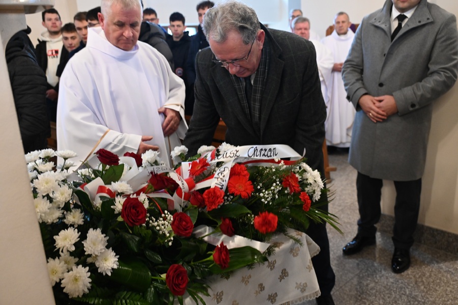 Modlitwa i sesja poświęcona błogosławionemu ks. Jerzemu Popiełuszko  – Jarosław, 15 listopada 2024. Fot. Starostwo Powiatowe w Jarosławiu