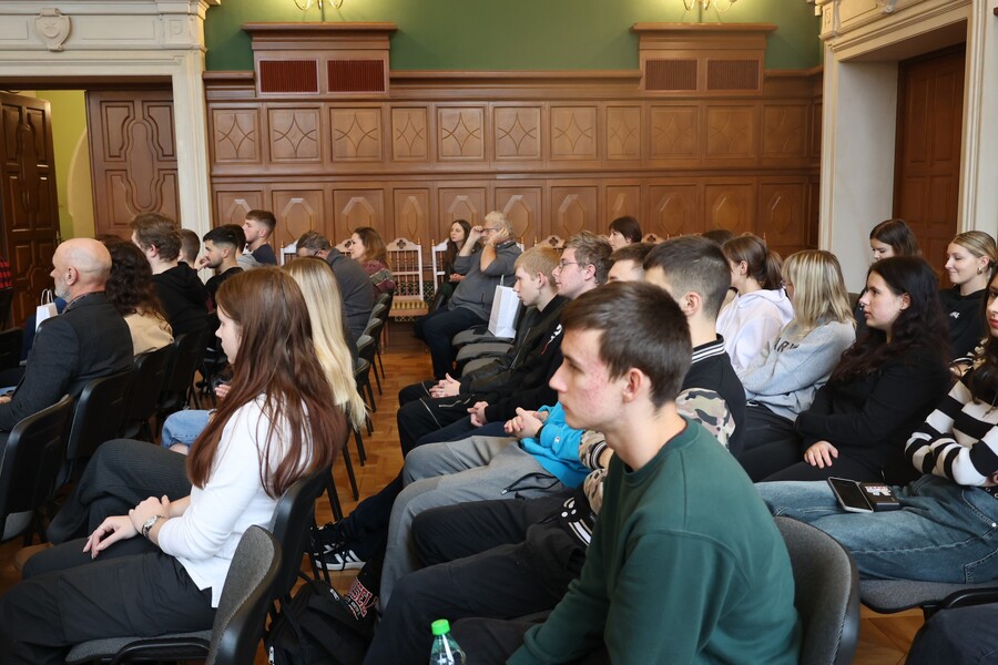 Prezentacja książki dot. arystokracji i ziemiaństwa w II Rzeczypospolitej – Tarnobrzeg, 28 listopada 2024. Fot. Katarzyna Gajda-Bator (IPN)