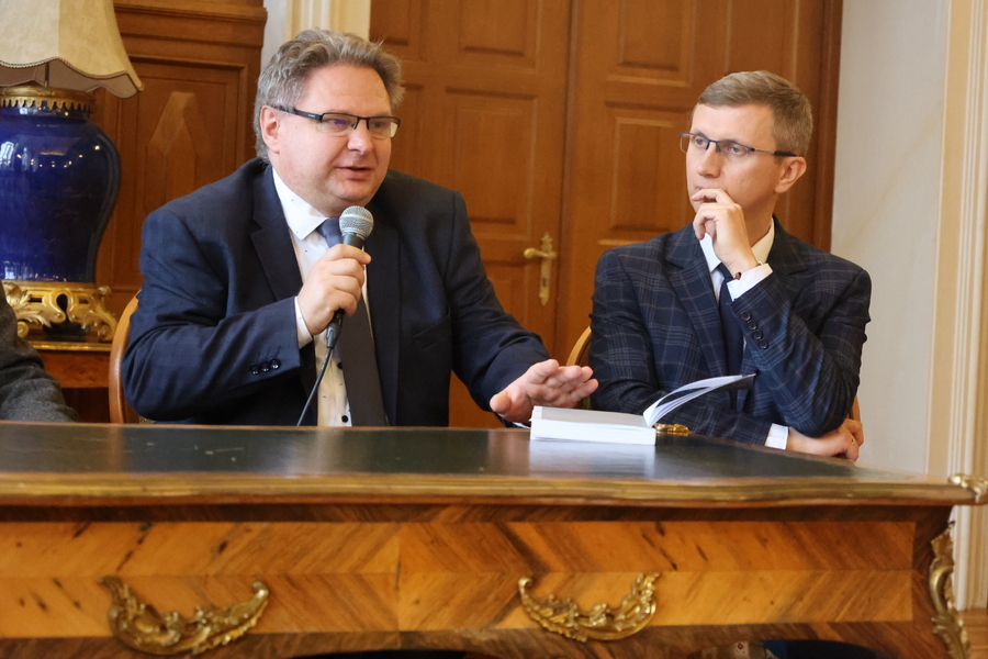 Prezentacja książki dot. arystokracji i ziemiaństwa w II Rzeczypospolitej – Tarnobrzeg, 28 listopada 2024. Fot. Katarzyna Gajda-Bator (IPN)