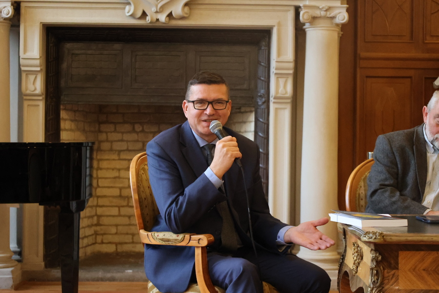 Prezentacja książki dot. arystokracji i ziemiaństwa w II Rzeczypospolitej – Tarnobrzeg, 28 listopada 2024. Fot. Katarzyna Gajda-Bator (IPN)