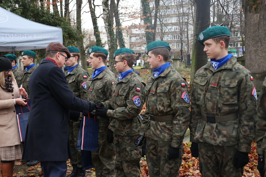 Obchody 194. rocznicy wybuchu Powstania Listopadowego – Rzeszów, 29 listopada 2024. Fot. Katarzyna Gajda-Bator (IPN)