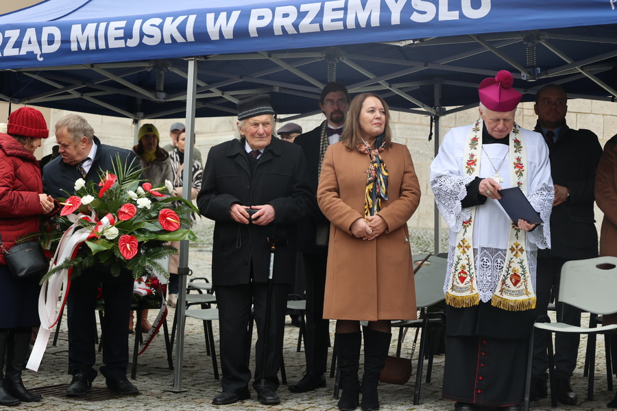 Uroczystość odsłonięcia i poświęcenia pomnika bł. ks. Jerzego Popiełuszki – Przemyśl, 1 grudnia 2024. Fot. Katarzyna Gajda-Bator (IPN)