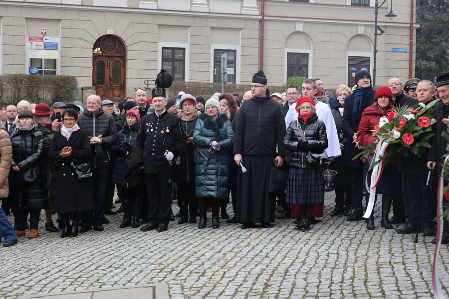 Uroczystość odsłonięcia i poświęcenia pomnika bł. ks. Jerzego Popiełuszki – Przemyśl, 1 grudnia 2024. Fot. Katarzyna Gajda-Bator (IPN)