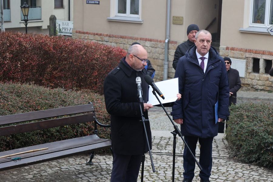 Uroczystość odsłonięcia i poświęcenia pomnika bł. ks. Jerzego Popiełuszki – Przemyśl, 1 grudnia 2024. Fot. Katarzyna Gajda-Bator (IPN)