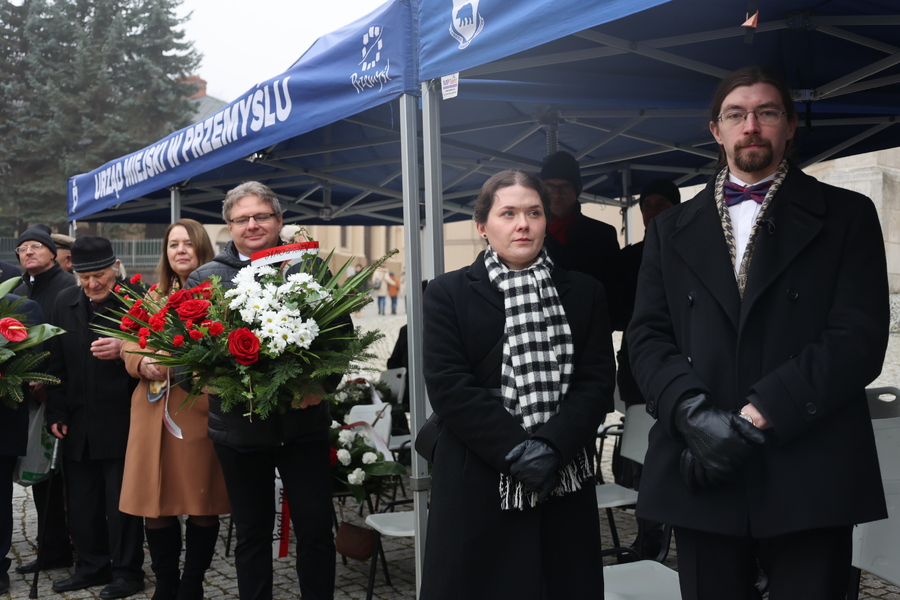 Uroczystość odsłonięcia i poświęcenia pomnika bł. ks. Jerzego Popiełuszki – Przemyśl, 1 grudnia 2024. Fot. Katarzyna Gajda-Bator (IPN)