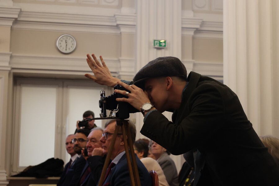 Przedstawienie „Gdzie jesteś tamta dziewczynko” podczas III Wojewódzkiego Międzypokoleniowego Spotkania upamiętniającego losy zesłańców Sybiru – Rzeszów, 5 grudnia 2024. Fot. Katarzyna Gajda-Bator (IPN)