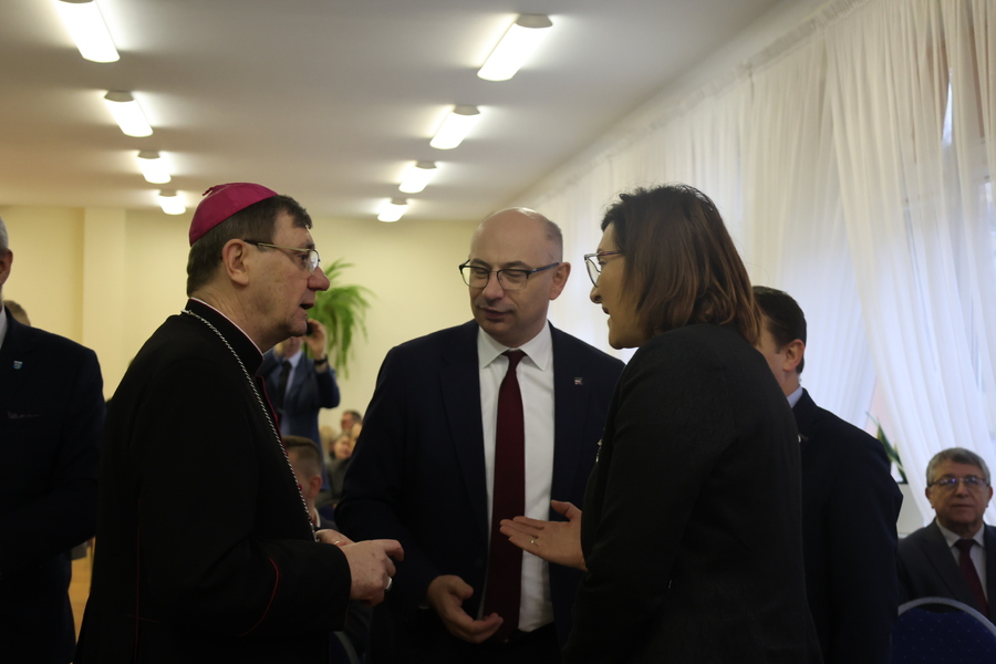 Dr Mateusz Szpytma, wiceprezes IPN podczas konferencji w 80. rocznicę śmierci ks. Michała Pilipca – Błażowa, 7 grudnia 2024. Fot. Katarzyna Gajda-Bator (IPN)