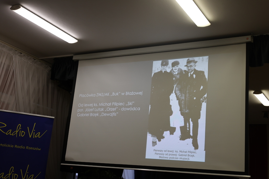 Konferencja w 80. rocznicę śmierci ks. Michała Pilipca – Błażowa, 7 grudnia 2024. Fot. Katarzyna Gajda-Bator (IPN)