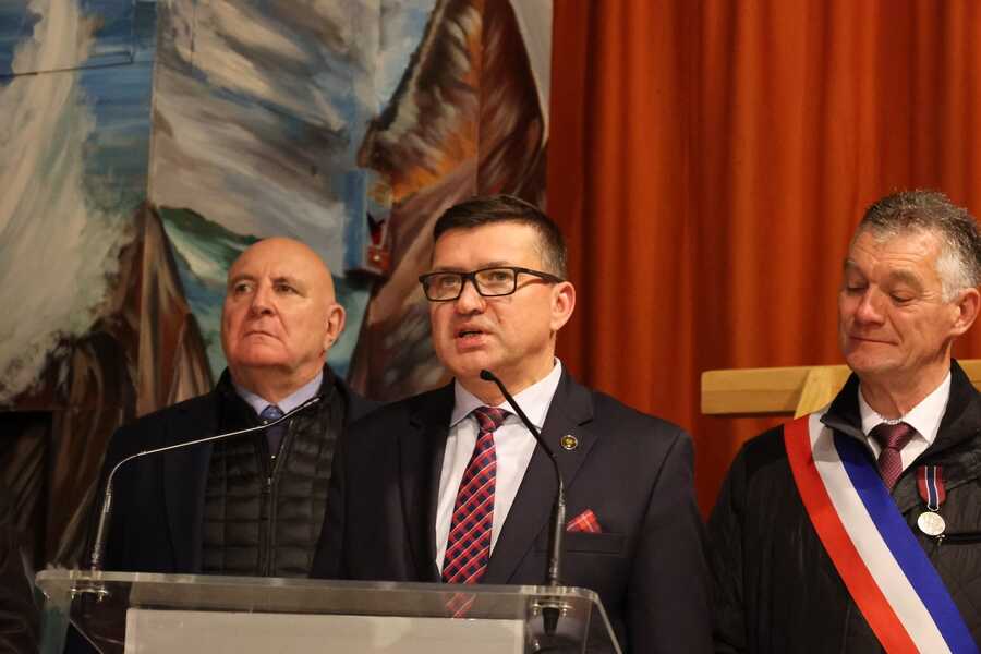 Wizyta delegacji z IPN na obchodach 80. rocznicy wyzwolenia Fréland – 7 grudnia 2024. Fot. Maria Rejman (IPN)