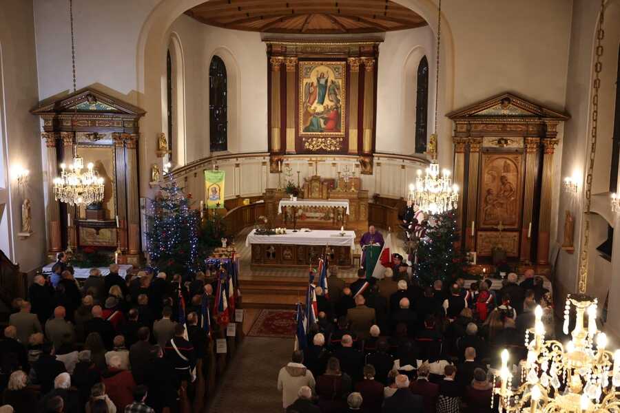 Wizyta delegacji z IPN na obchodach 80. rocznicy wyzwolenia Fréland – 7 grudnia 2024. Fot. Maria Rejman (IPN)